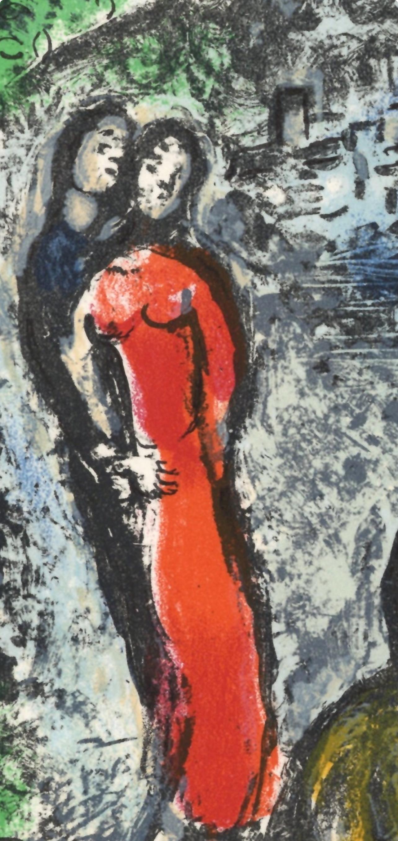 Chagall, Composition (Mourlot 646), Ceramics and Sculptures of Chagall (after) For Sale 1