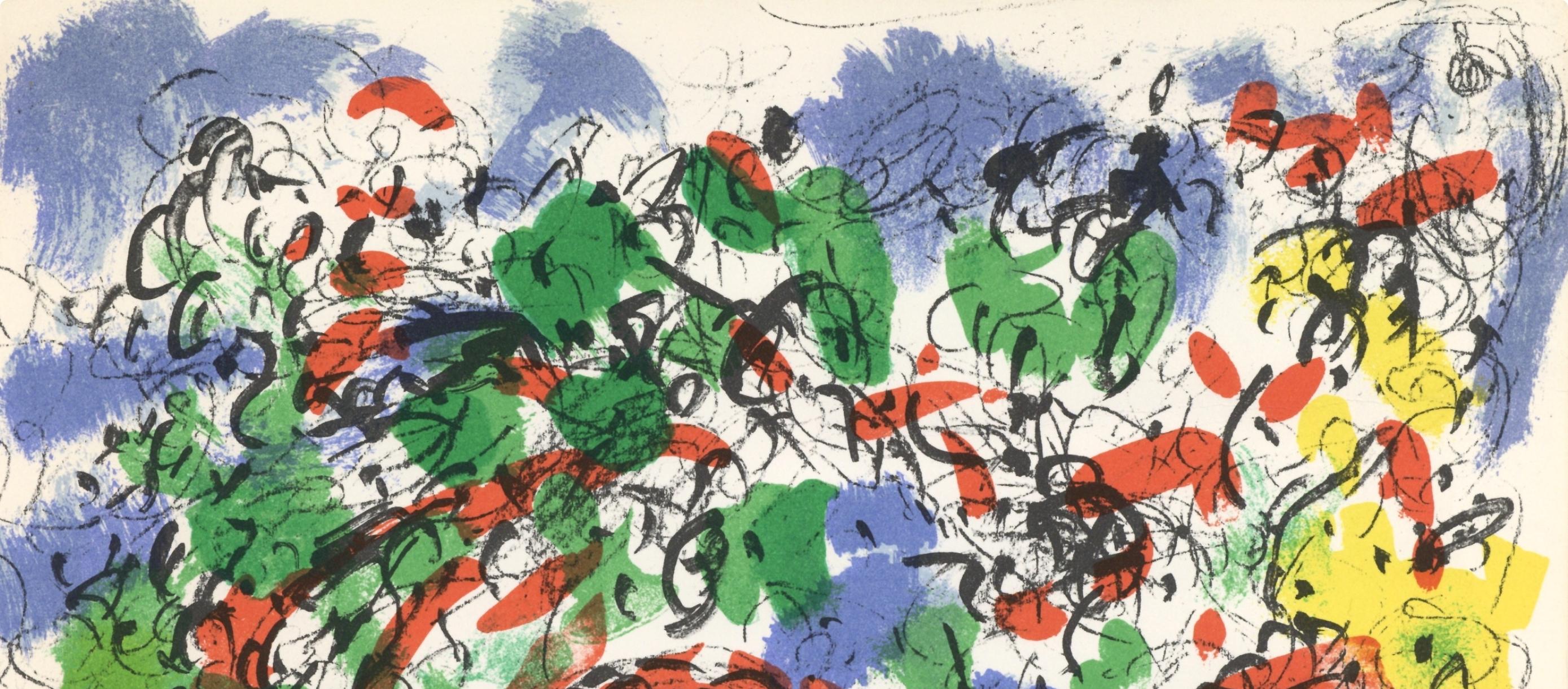 Lithograph on vélin paper. Inscription: Unsigned and unnumbered. Good condition. Notes: From Derrière le miroir, N° 198. Published by Aimé Maeght, Éditeur, Paris; printed by Éditions Pierre à Feu, Galerie Maeght, 1972. Excerpted from the volume