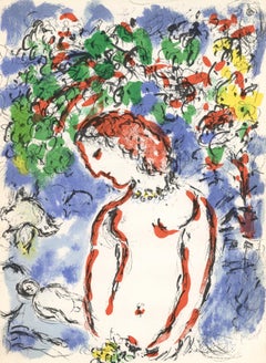 Chagall, Composition (Mourlot 650), Derrière le Miroir (after)