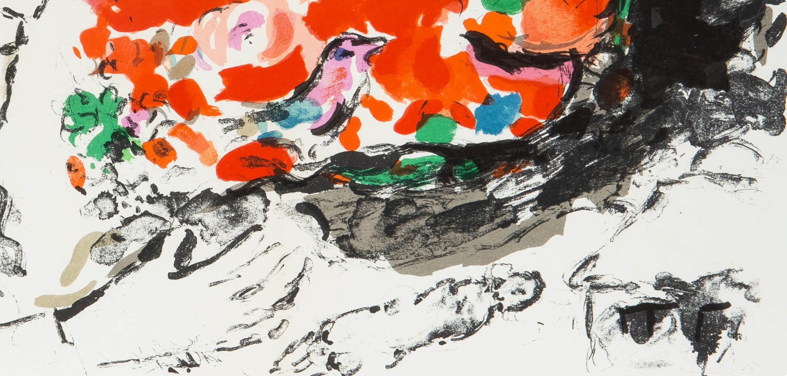 Chagall, Composition (Mourlot 651), Derrière le Miroir (after) For Sale 1