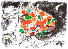 Chagall, Composition (Mourlot 651), Derrière le Miroir (after)