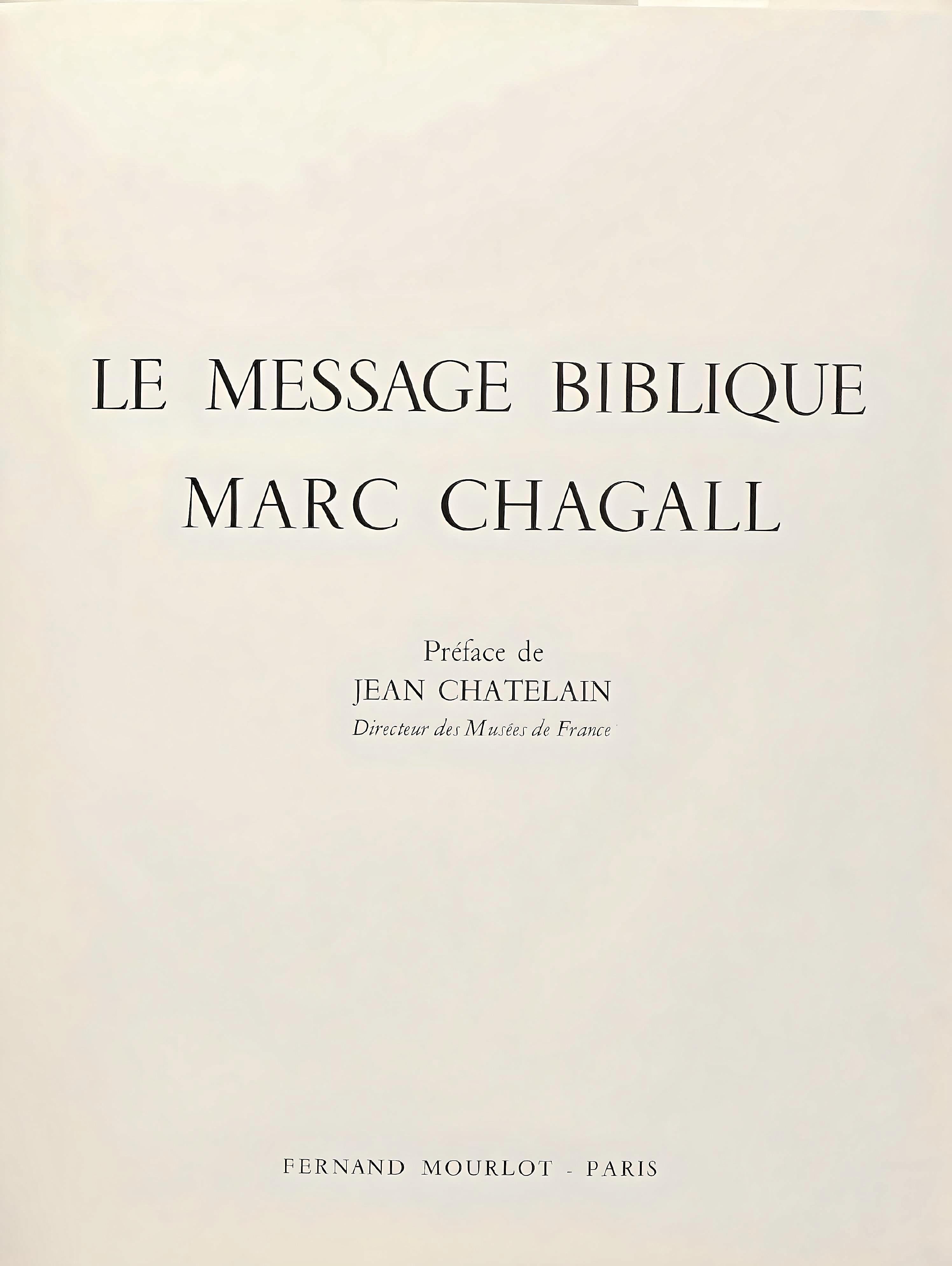 Chagall, Composition (Mourlot 689), Le Message Biblique Marc Chagall (after) For Sale 5