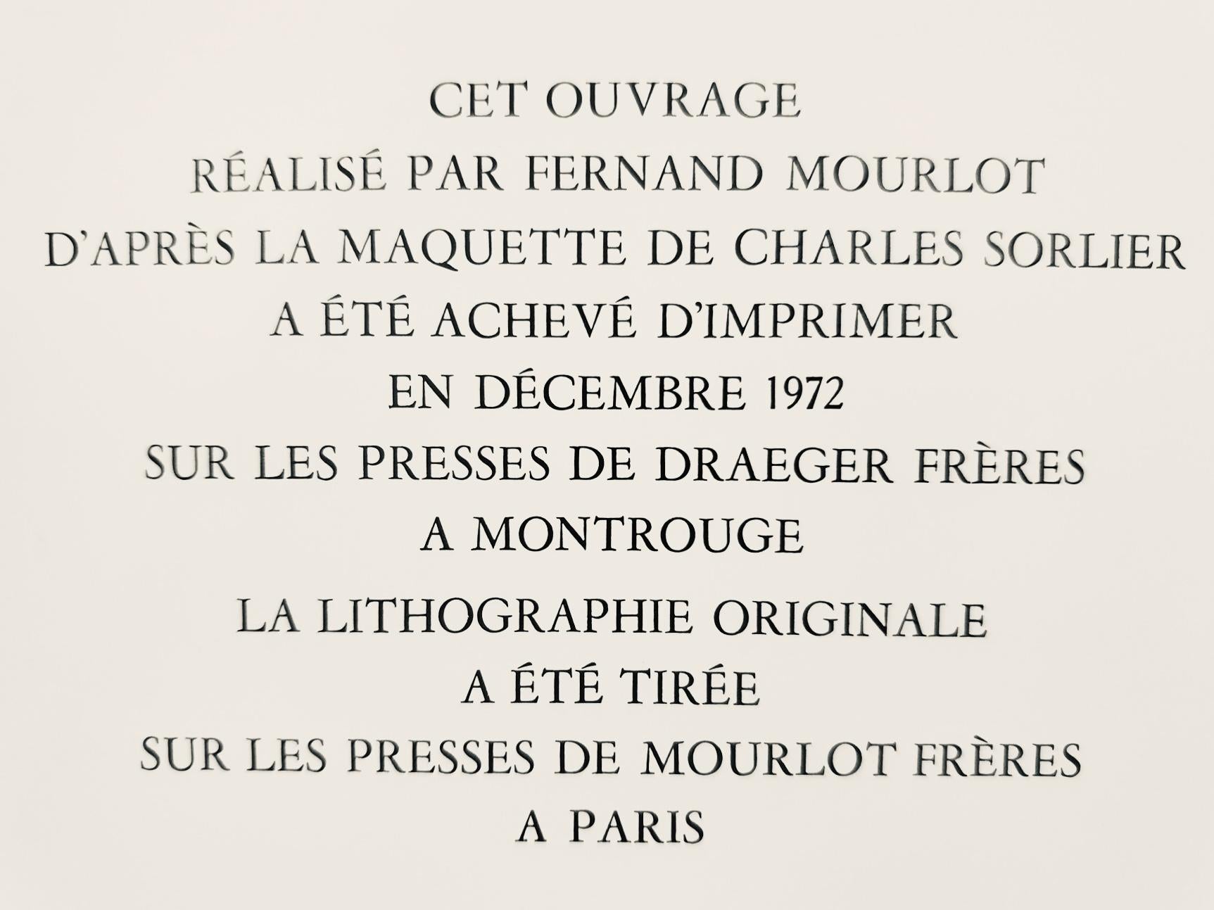 Chagall, Composition (Mourlot 689), Le Message Biblique Marc Chagall (after) For Sale 7