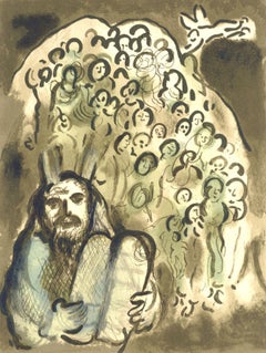 Chagall, Composition (Mourlot 689), Le Message Biblique Marc Chagall (after)