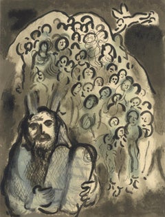 Chagall, Composición (Mourlot 689), Le Message Biblique Marc Chagall (after)