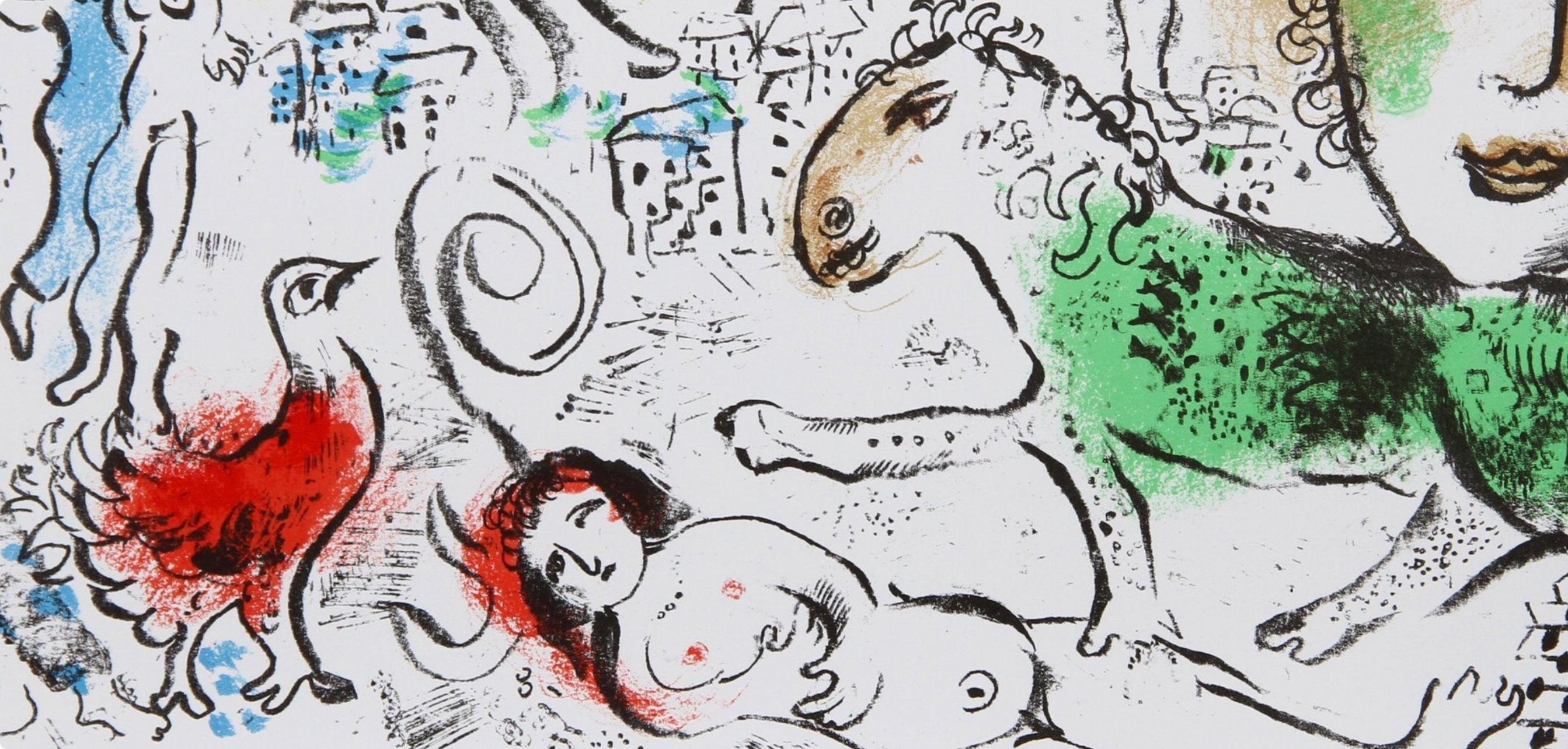 Chagall, Composition (Mourlot 699; Cramer 93), XXe Siècle (after) - Print by Marc Chagall