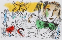 Chagall, Composition (Mourlot 699 ; Cramer 93), XXe Siècle (après)