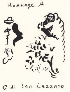 Chagall, Composition, San Lazzaro et ses Amis, XXe Siècle (after)
