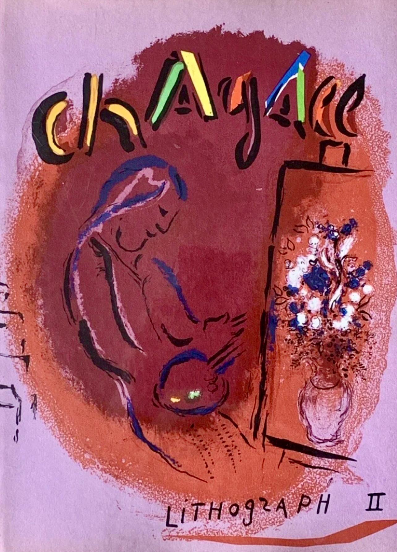 Marc Chagall Landscape Print - Chagall, Couverture (Mourlot 281; Cramer 56) (after)