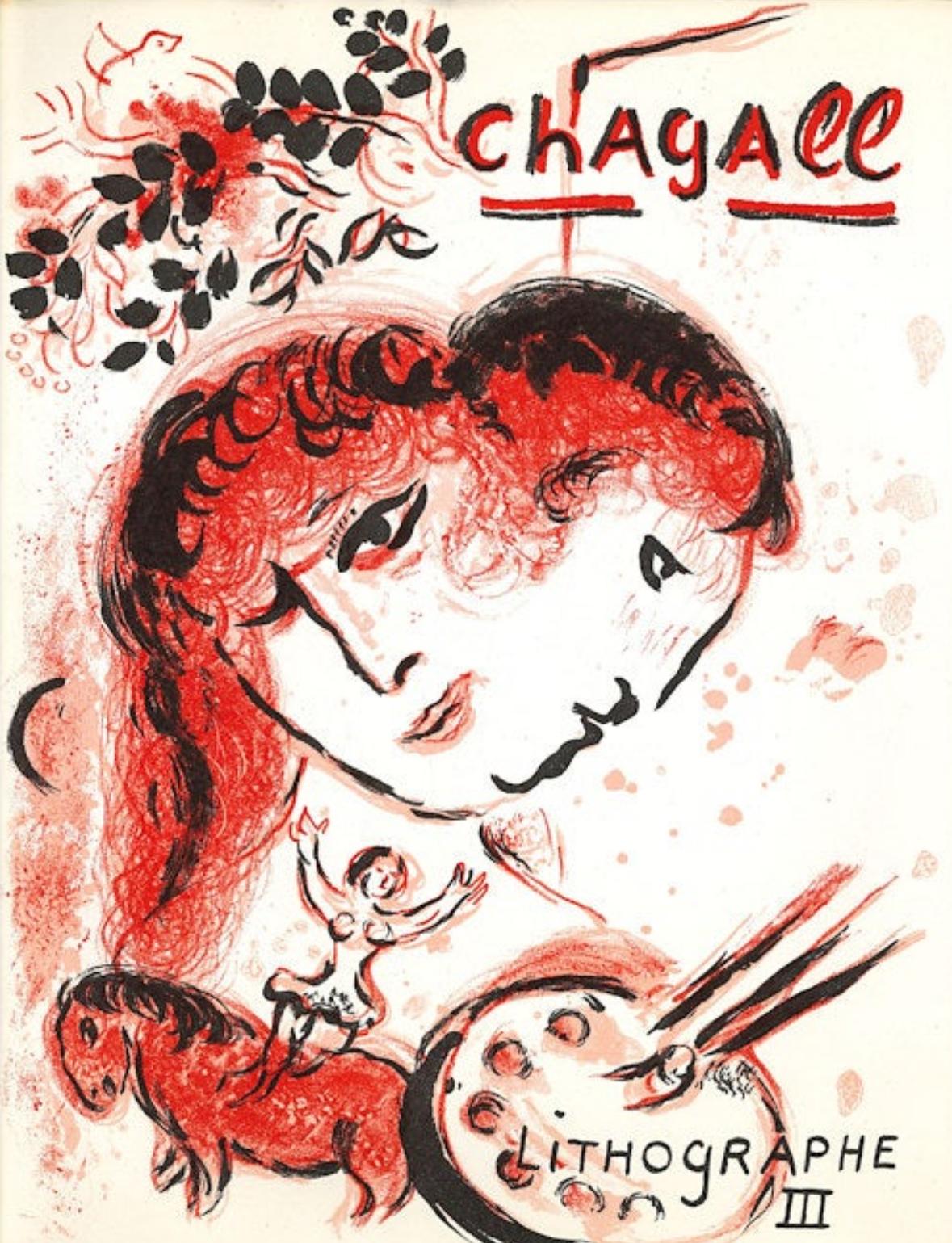 Marc Chagall Figurative Print - Chagall, Couverture (Mourlot 557; Cramer 77) (after)