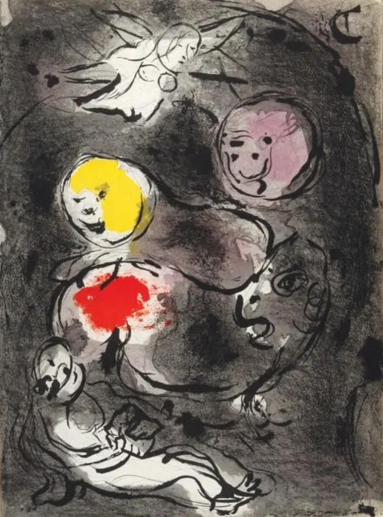 Marc Chagall Landscape Print – Chagall, Daniel (Mourlot 117-46; Cramer 25) (nachträglich)