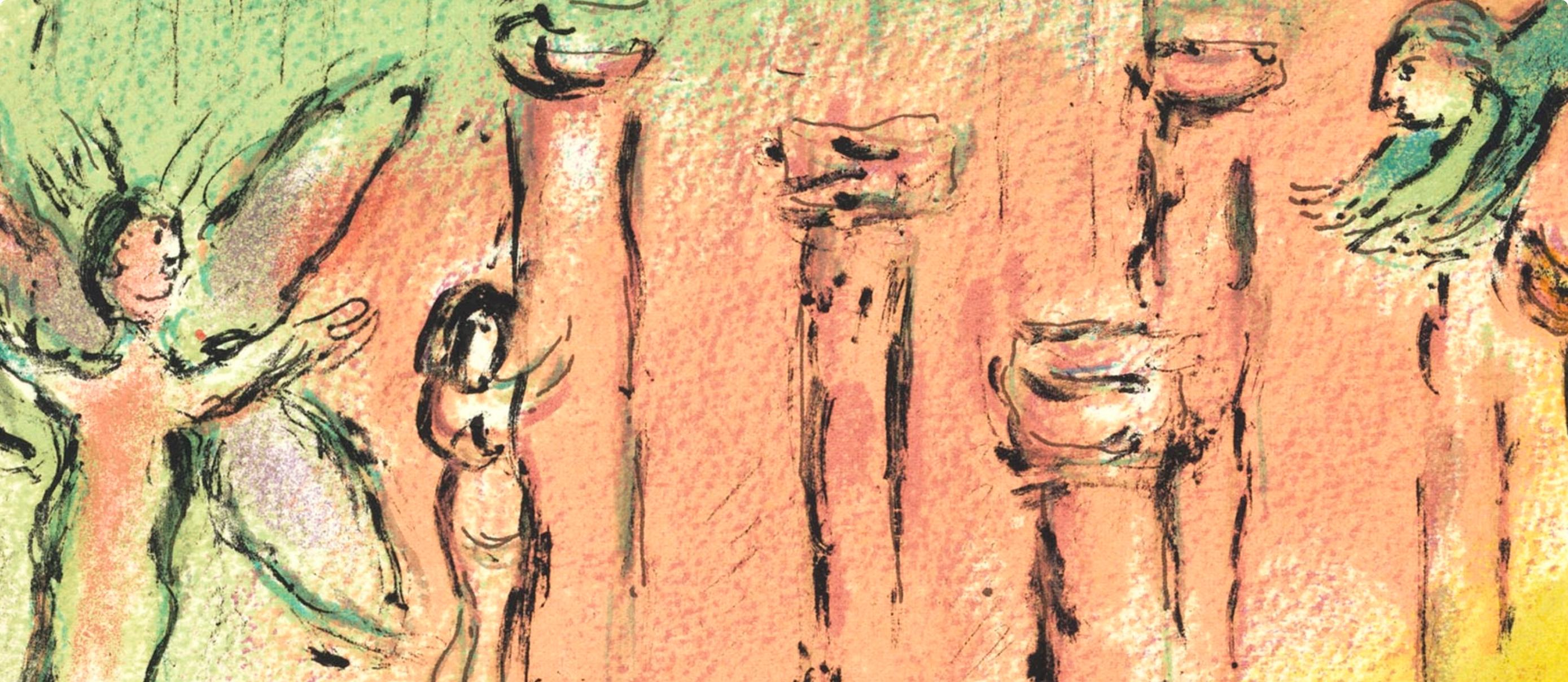Marc Chagall, Das Bett des Odysseus, from Homer, Die Odyssee (after) For Sale 3
