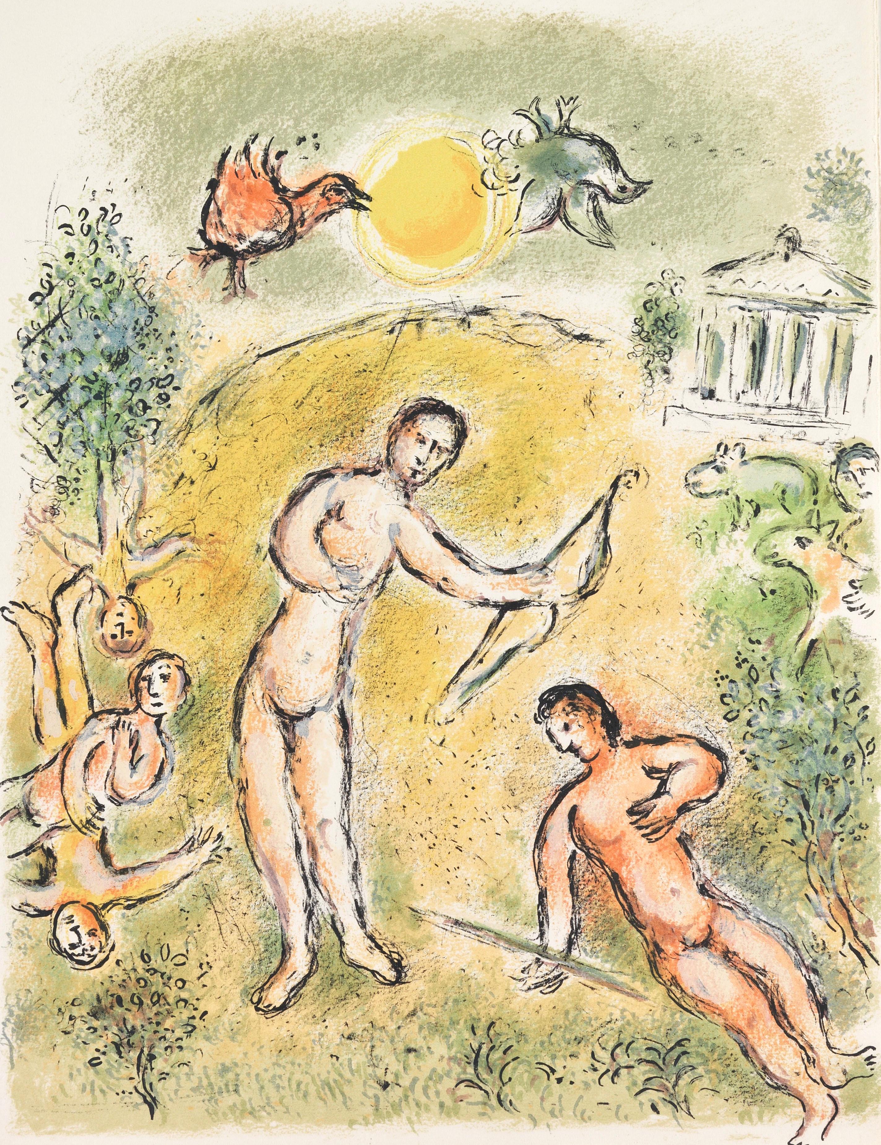 Chagall, Das Blutbad der Freier, Homer, Die Odyssee (after)