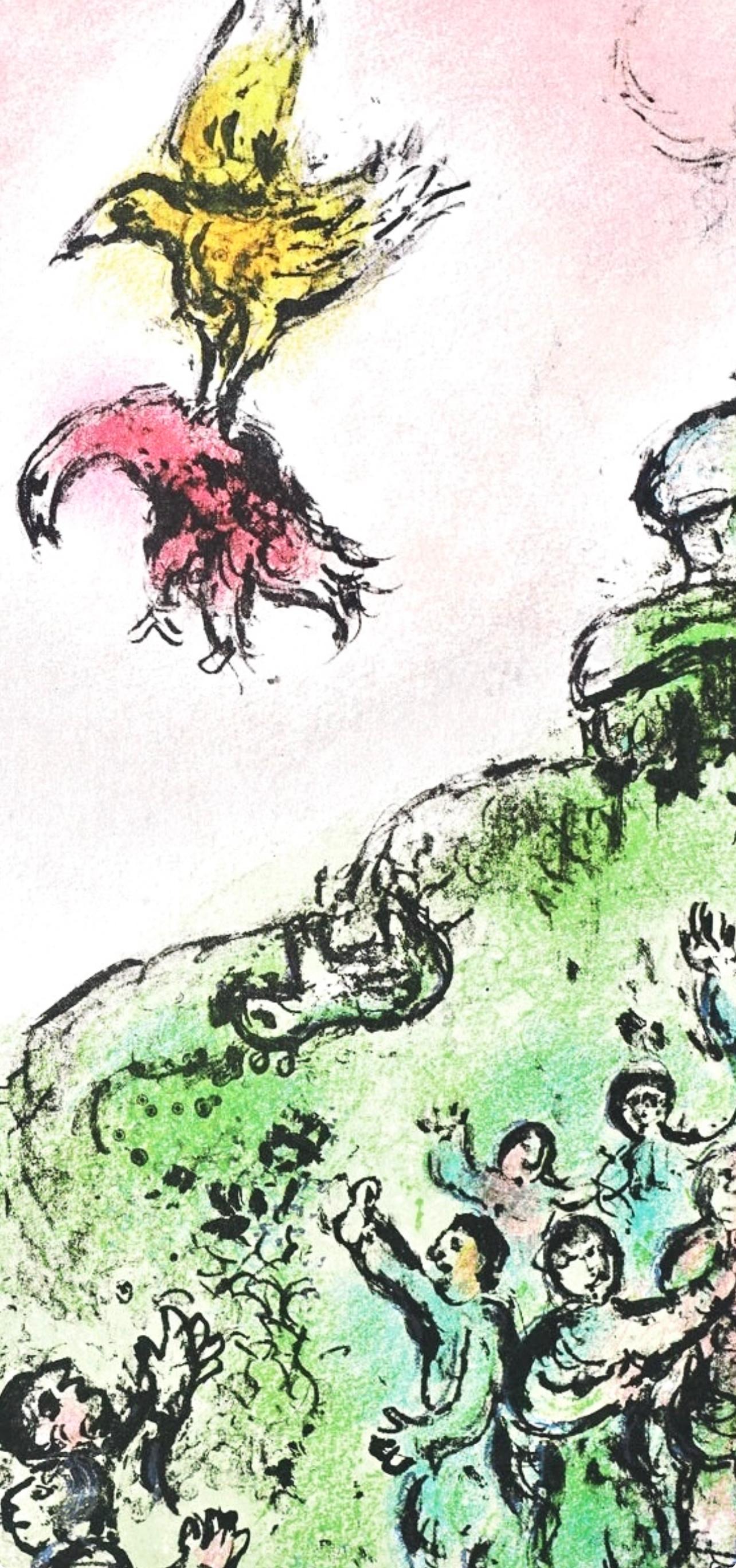 Marc Chagall, The Omen, The Hawk and the Dove, Homer, The Odyssey, 1989 (after) For Sale 1