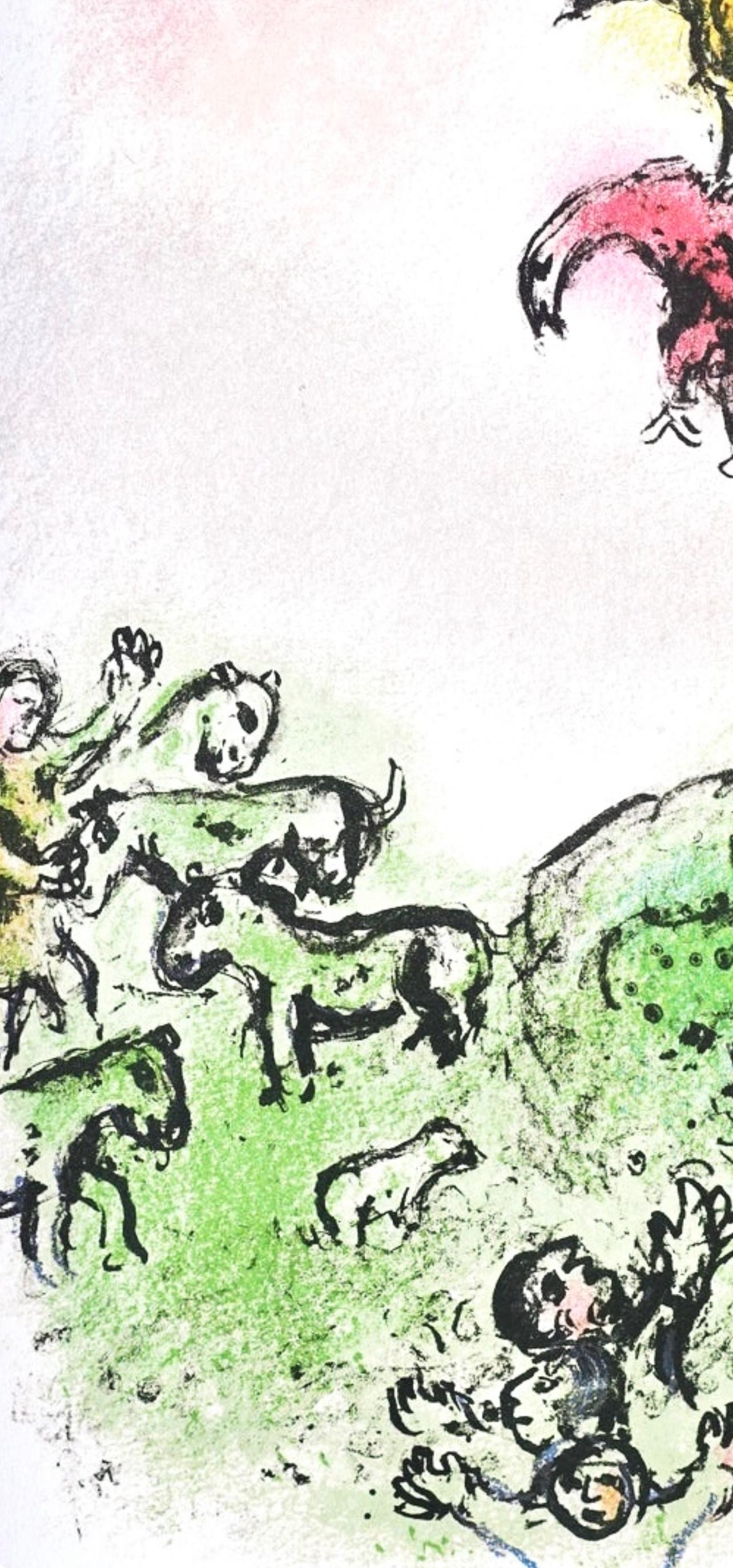 Marc Chagall, The Omen, The Hawk and the Dove, Homer, The Odyssey, 1989 (after) For Sale 3