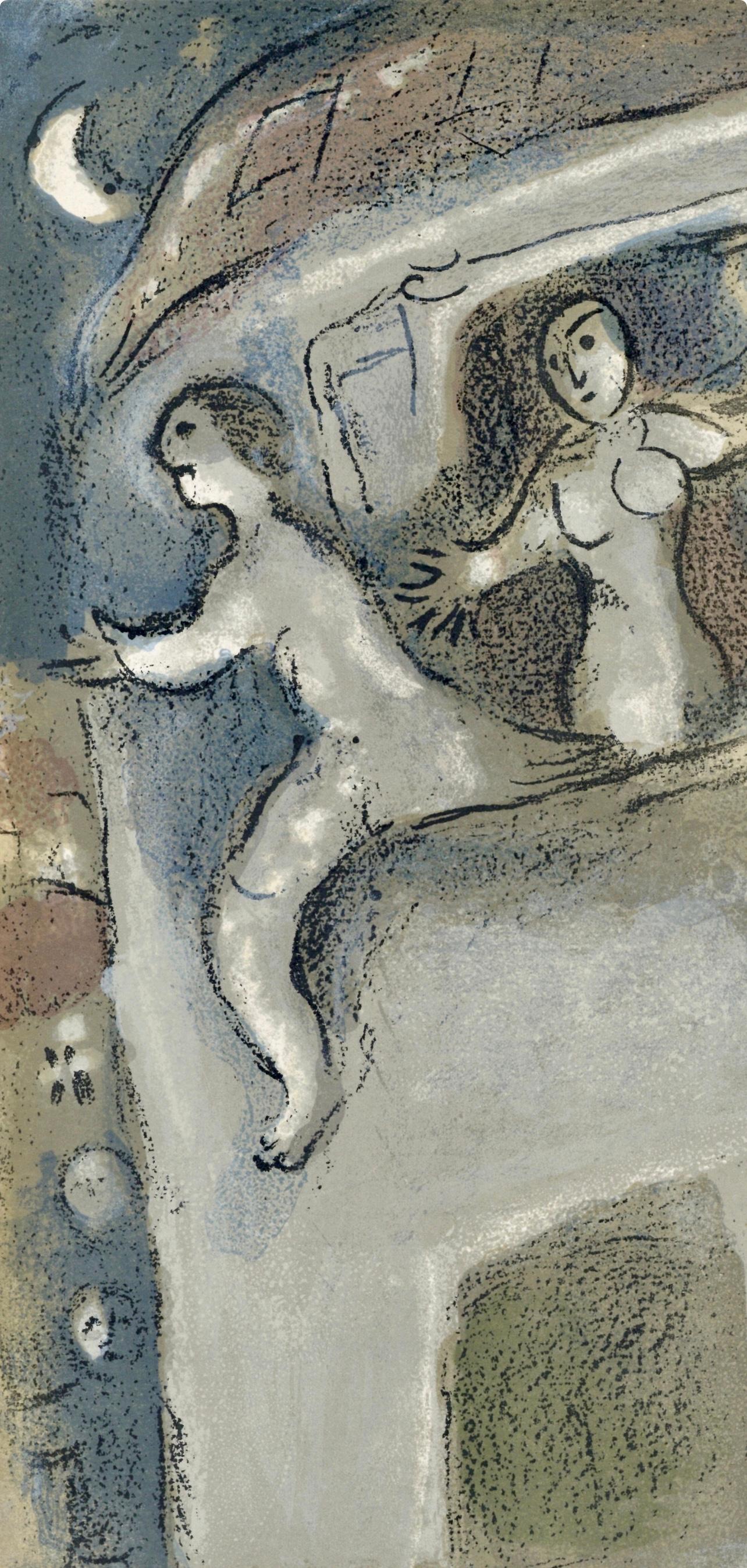 Chagall, David (Mourlot 117-46; Cramer 25), Drawings from the Bible (after) - Print by Marc Chagall