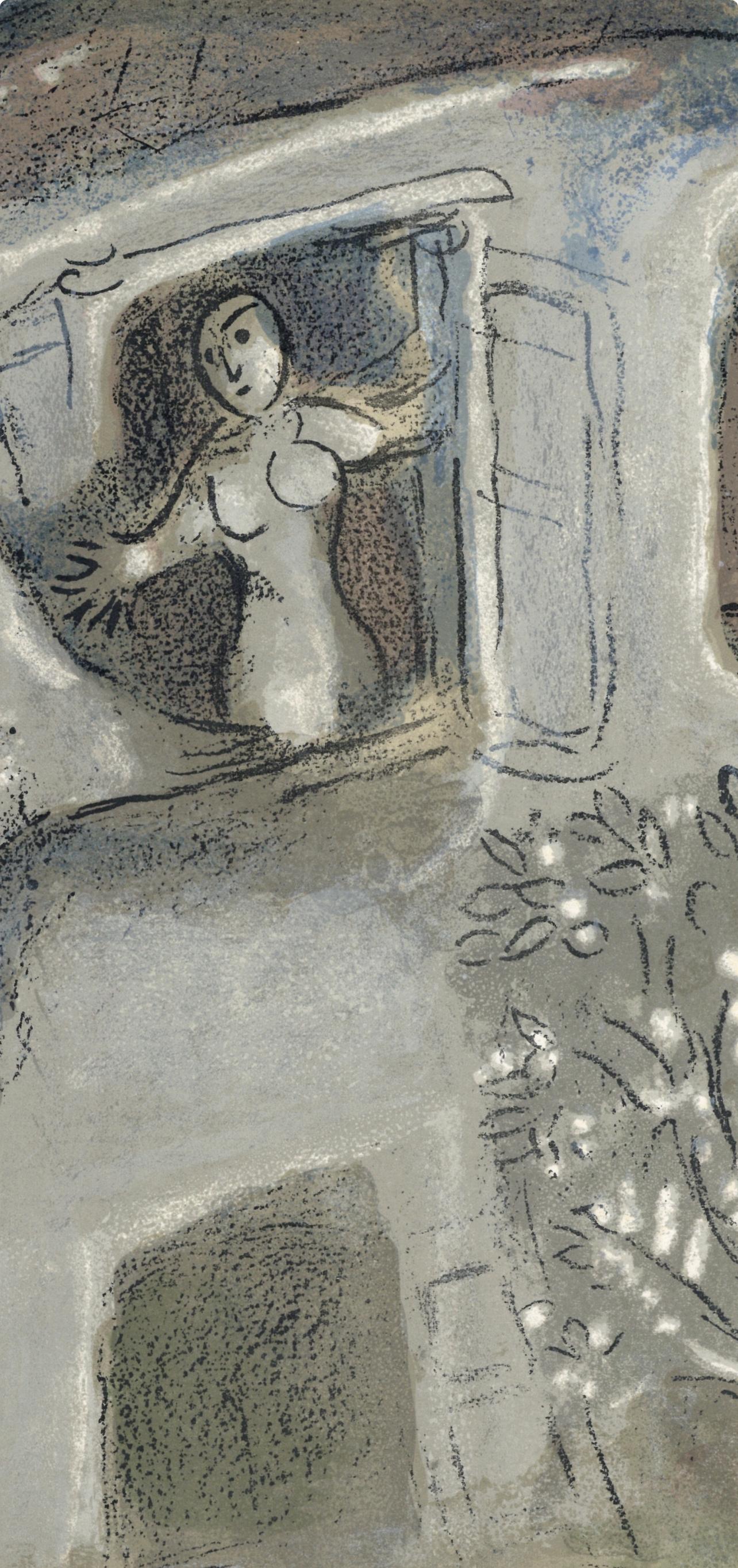 Chagall, David (Mourlot 250 ; Cramer 42), Verve : Revue Artistique (après) - Expressionniste Print par Marc Chagall