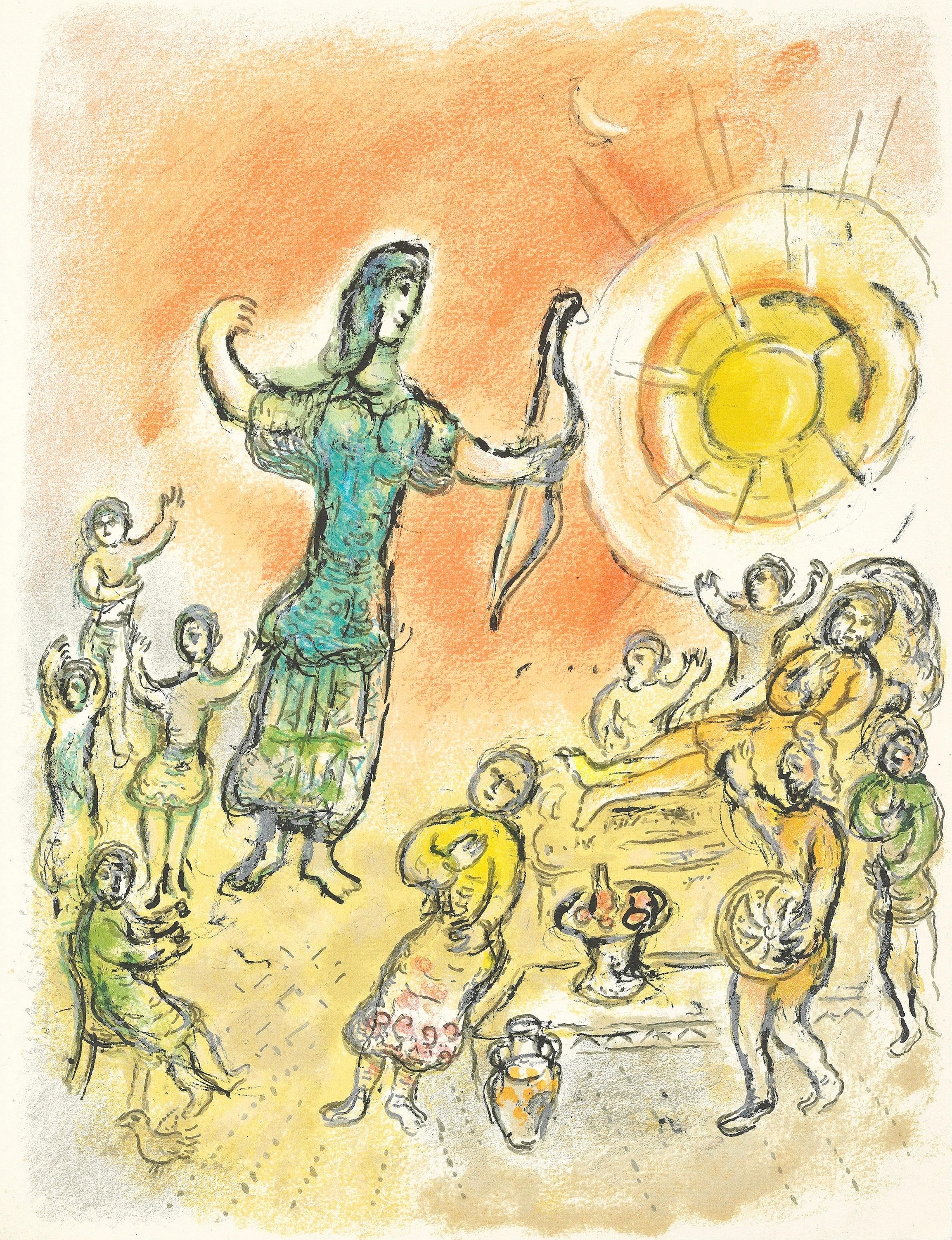 Chagall, Der Bogen des Odysseus, Homer, Die Odyssee (after)