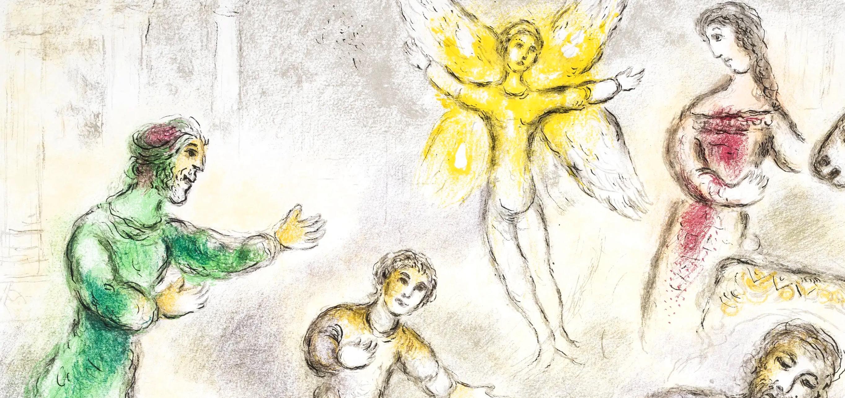 Marc Chagall, Der wiedergefundene Frieden, from Homer, Die Odyssee (after) For Sale 3
