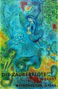 Chagall, Die Zauberflöte (Mourlot CS. 38), The Metropolitan Opera (d'après)