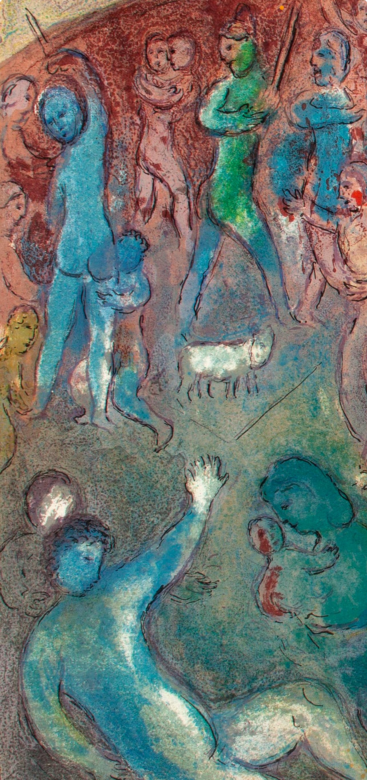 Chagall, Enlèvement de Chloé, Daphnis et Chloé, Daphnis et Chloé (after) For Sale 2