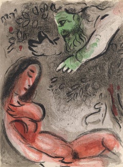 Vintage Chagall, Eve incurs God’s displeasure (Mourlot 117-46; Cramer 25) (after)