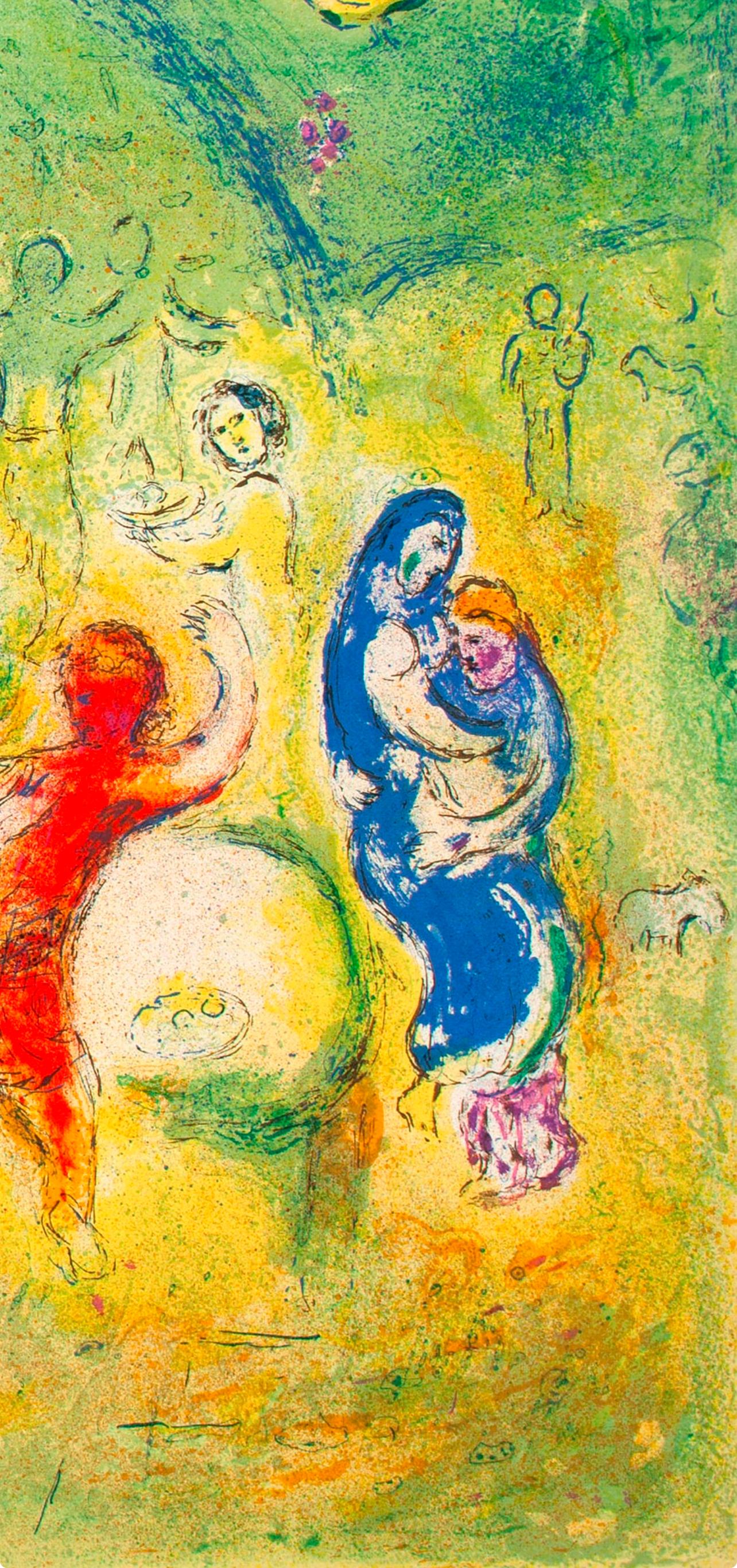 Chagall, Festin nuptial dans la grot, Daphnis et Chloé, Daphnis et Chloé (after) For Sale 1