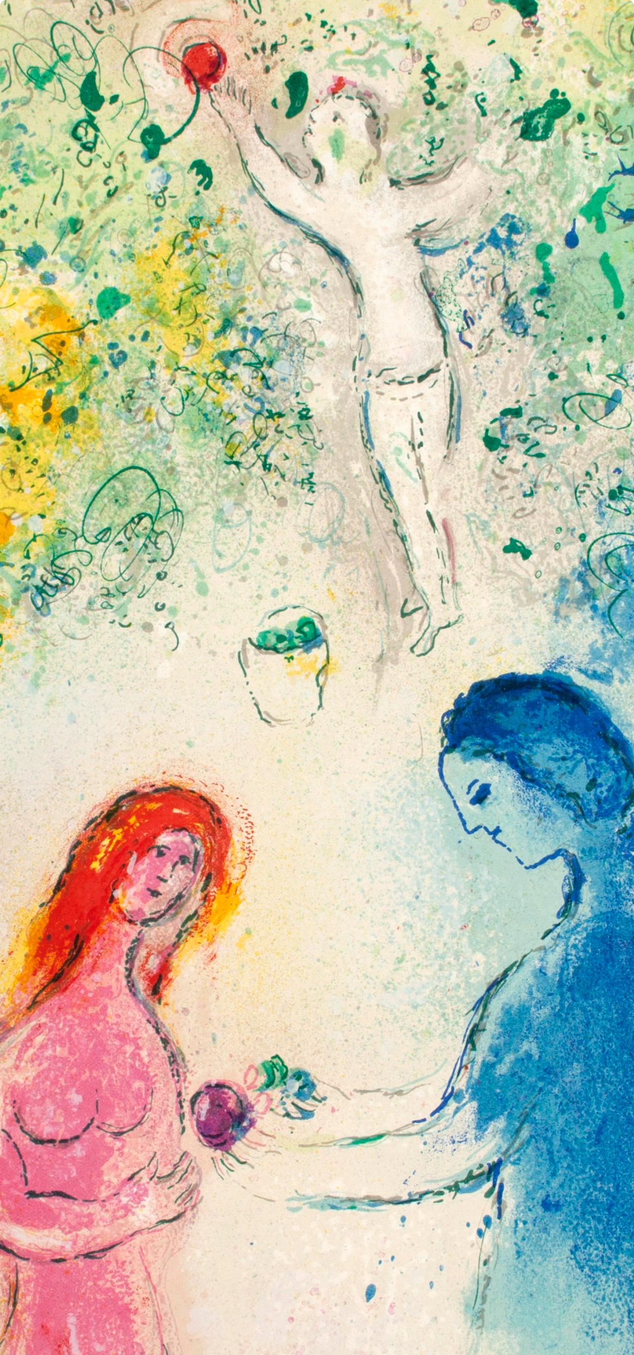 Chagall, Frontispice, Daphnis et Chloé (after) - Print de Marc Chagall