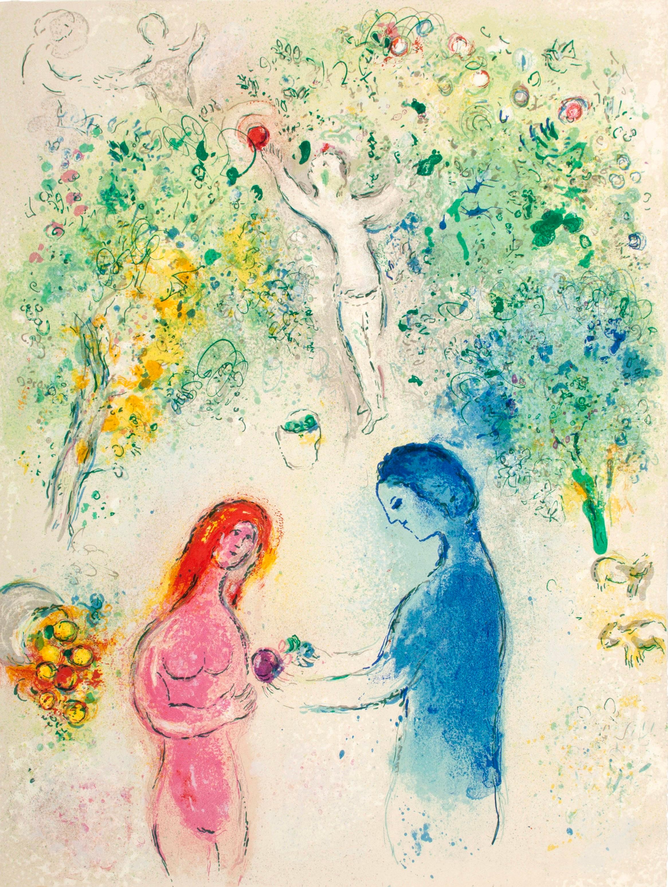 Chagall, Frontispice, Daphnis et Chloé (after)