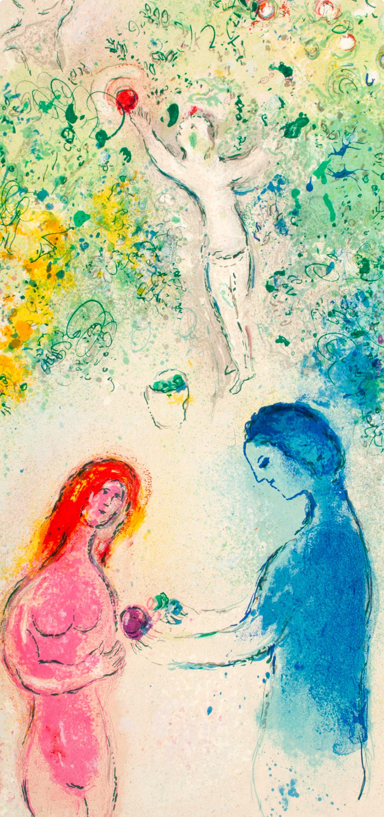 Chagall, Frontispiece, Daphnis et Chloé (after) - Print by Marc Chagall
