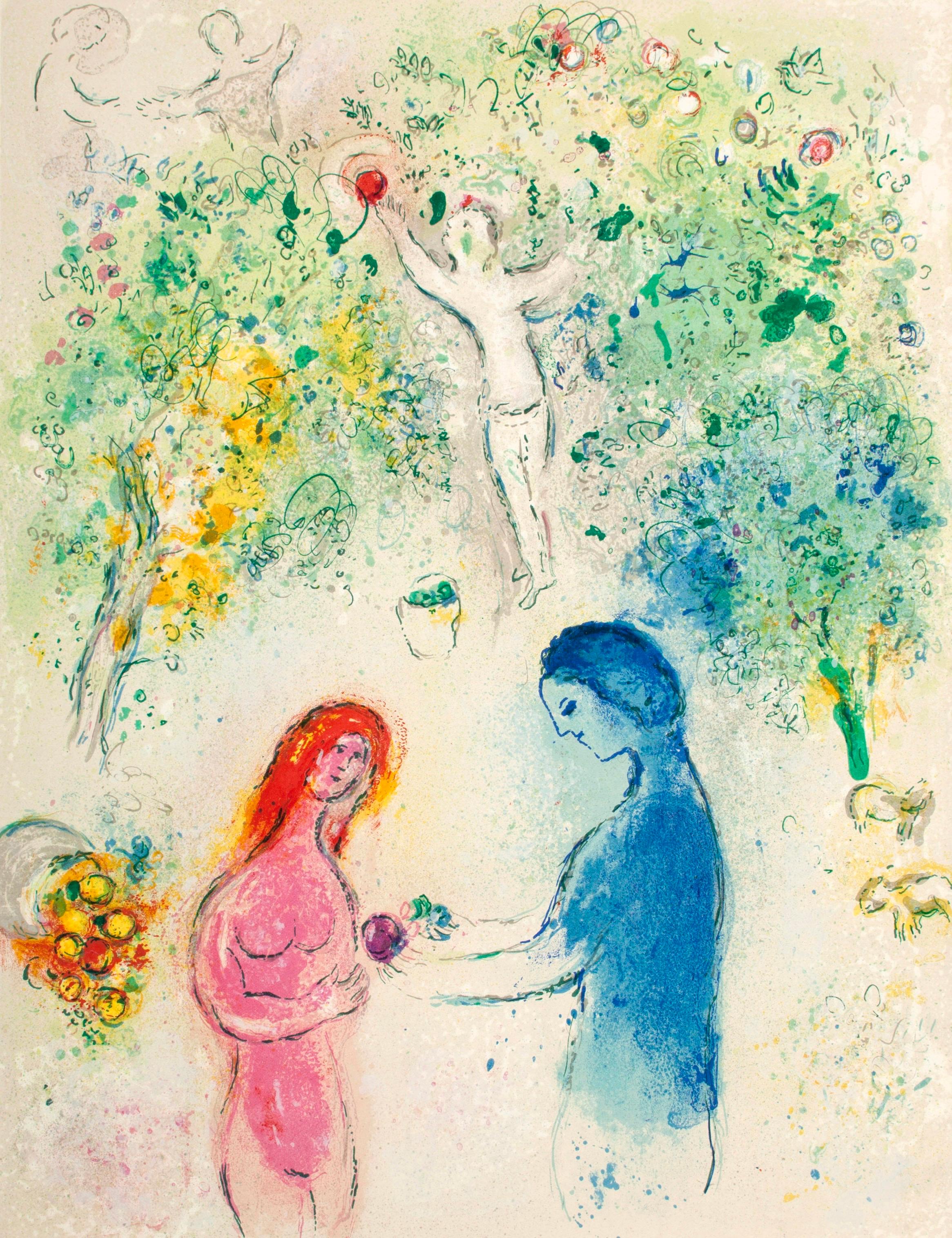 Chagall, Frontispiece, Daphnis et Chloé (after)