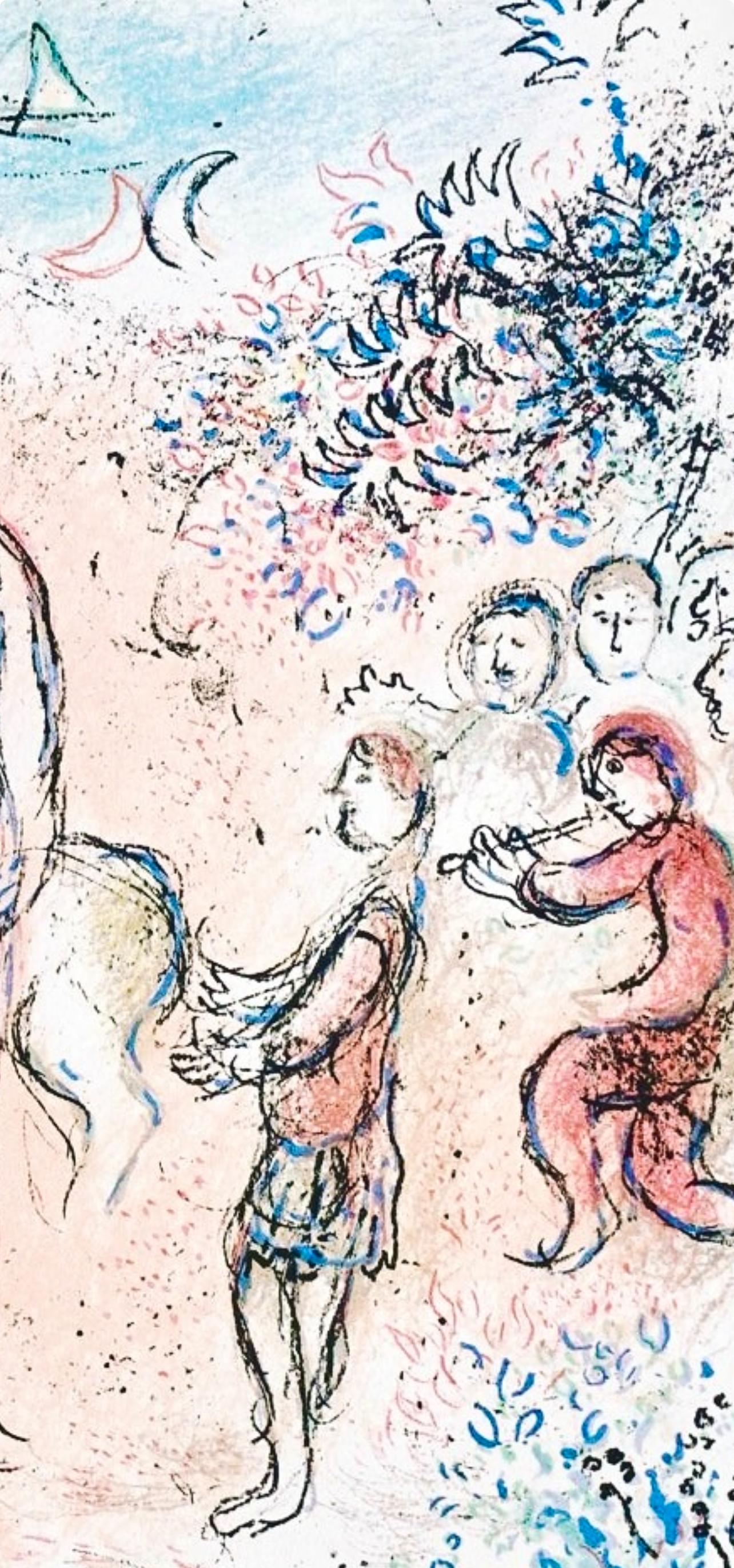 Chagall, Frontispiz, Homer, Die Odyssee (after) - Expressionniste Print par Marc Chagall