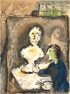 Marc Chagall, Frontispiz, from Homer, Die Odyssee (after)