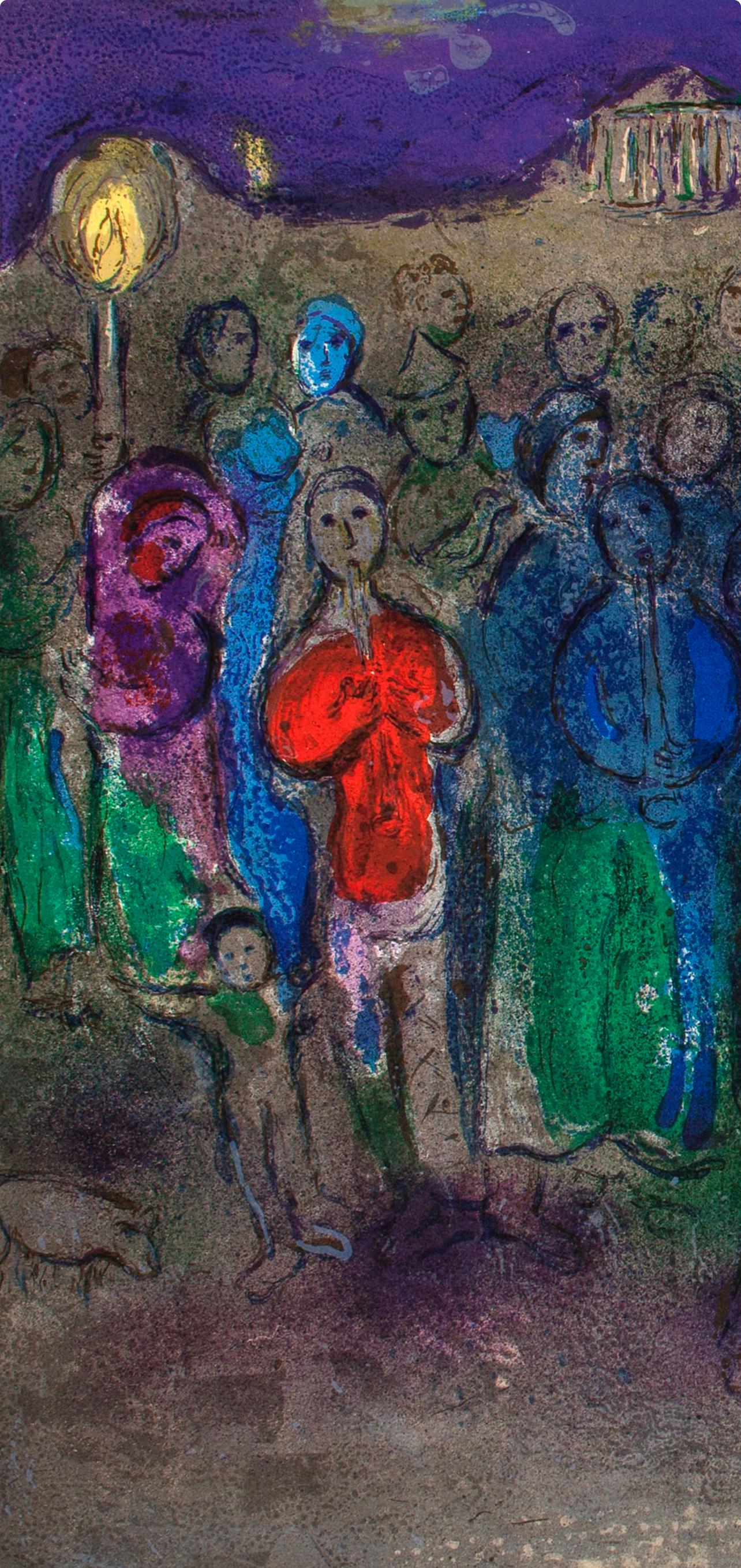 Chagall, Hyménée, Daphnis et Chloé (after) - Print de Marc Chagall