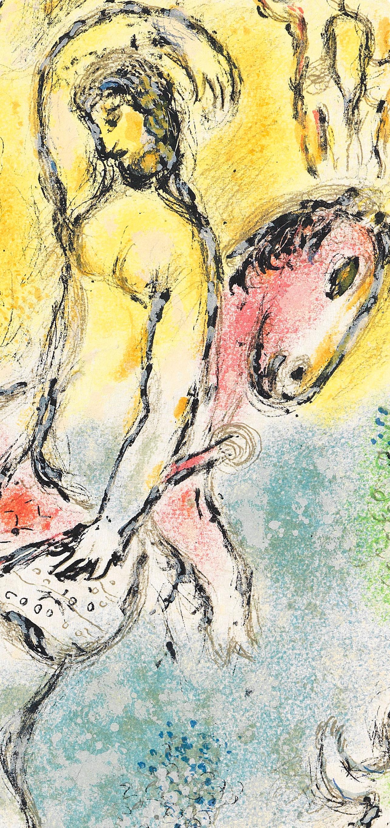 Chagall, ...Ich bin Odysseus, Homer, Die Odyssee (after) - Print de Marc Chagall