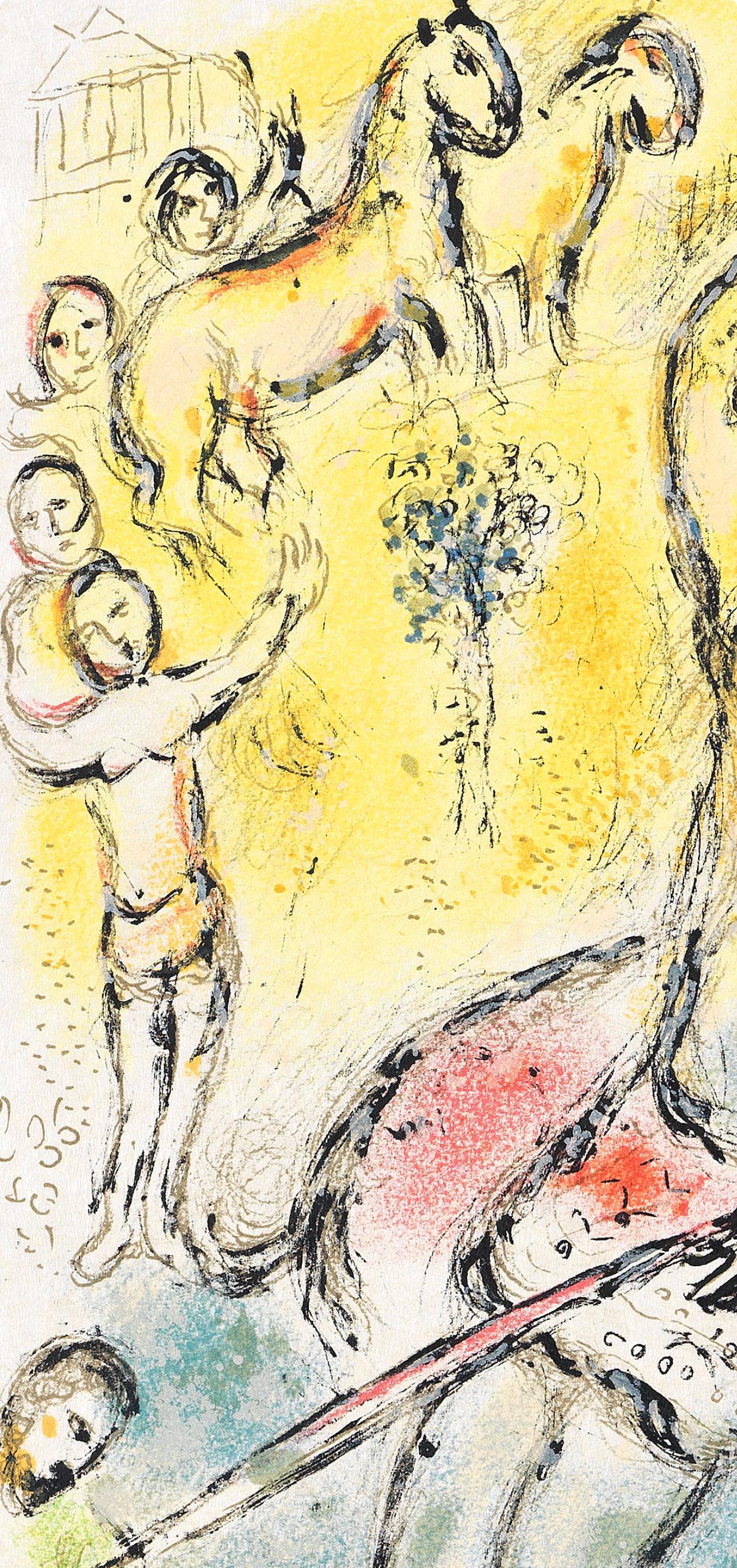 Chagall, ...Ich bin Odysseus, Homer, Die Odyssee (after) - Expressionniste Print par Marc Chagall