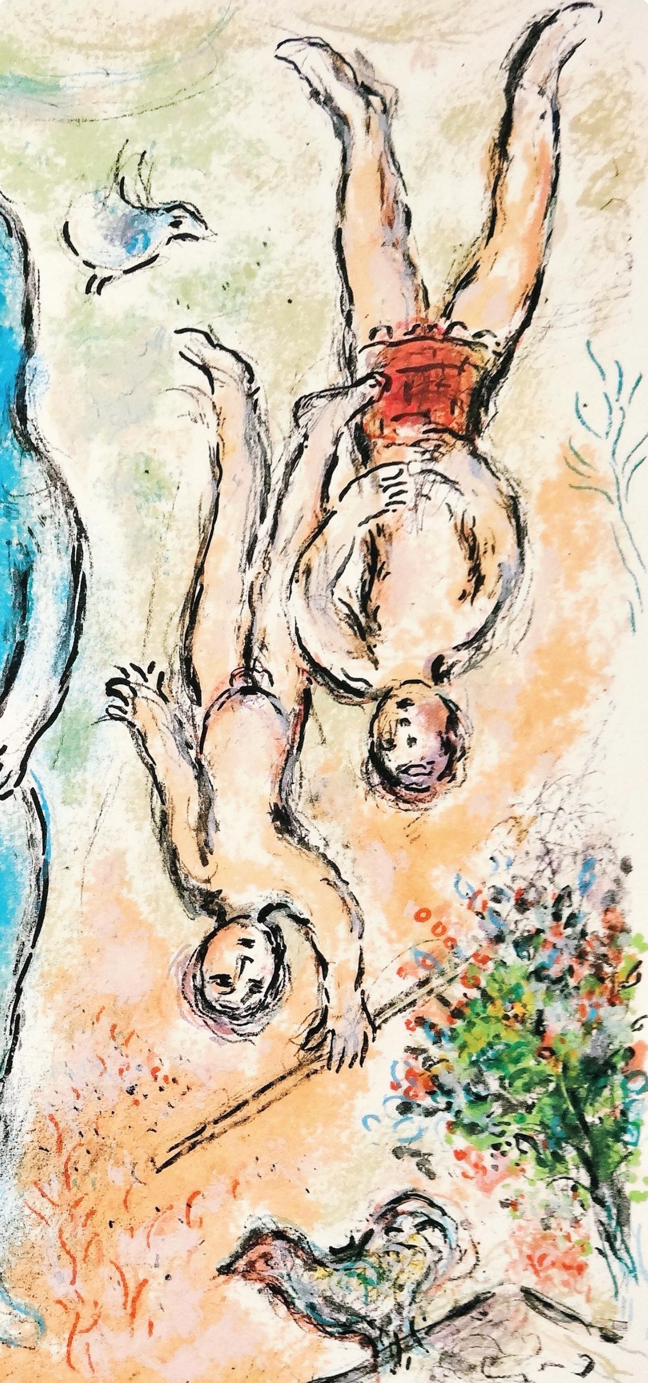 Chagall, In der Hölle, Homer, Die Odyssee (after) - Expressionniste Print par Marc Chagall