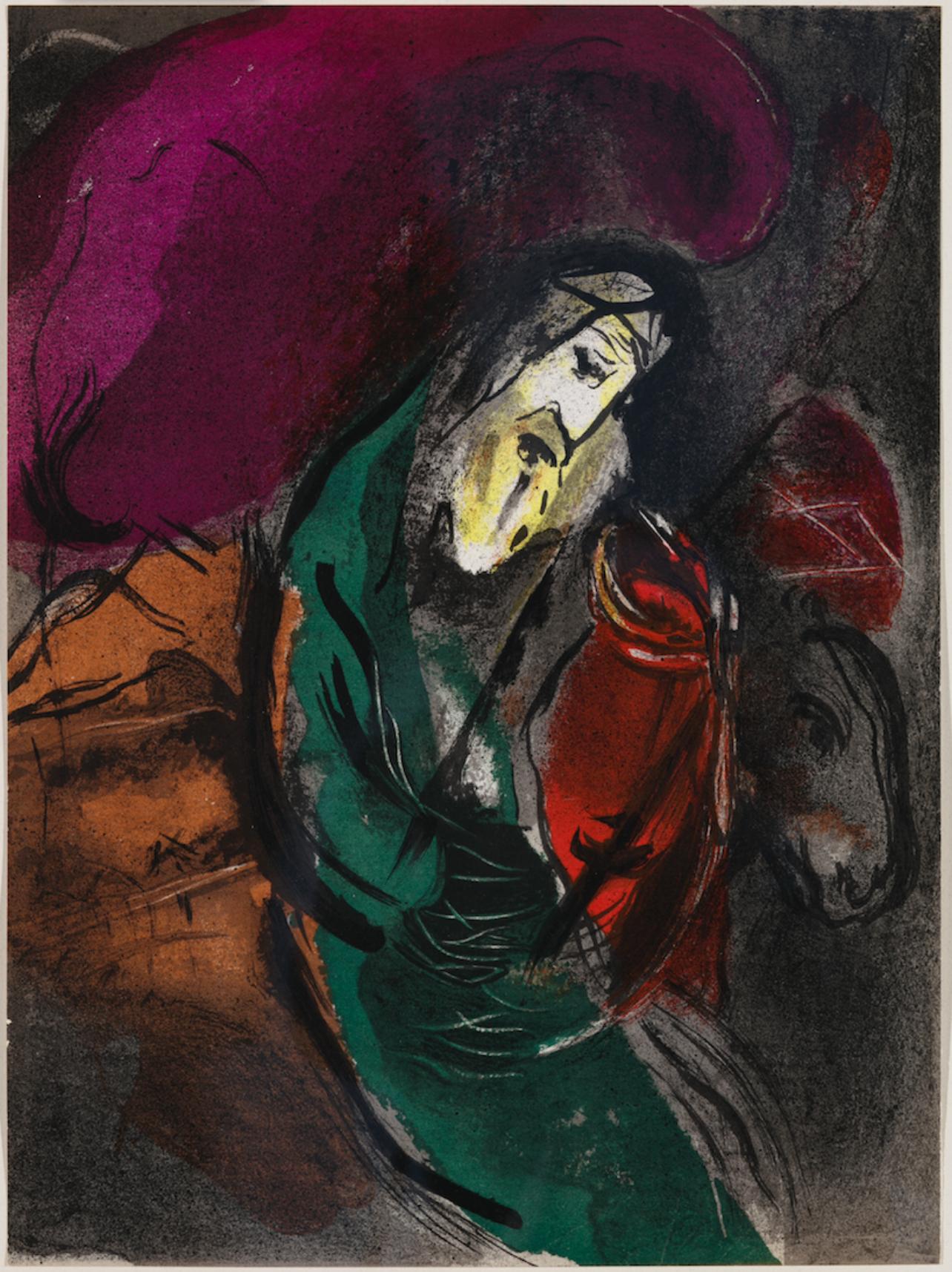 Marc Chagall Landscape Print – Chagall, Jeremiah (Mourlot 117-46; Cramer 25) (nach)