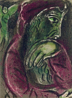 Vintage Chagall, Job in despair (Mourlot 117-46; Cramer 25) (after)