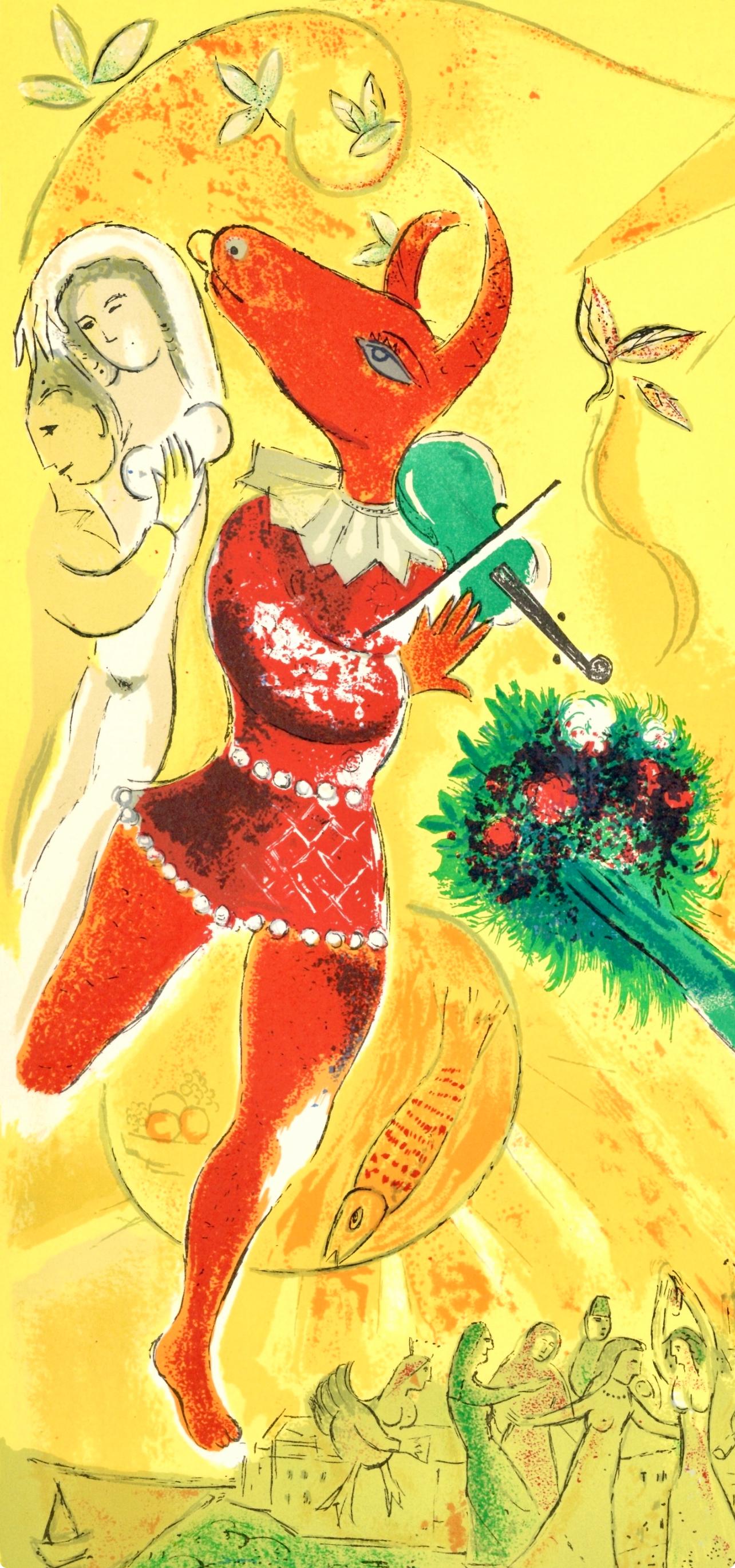 Chagall, La Danse, Derrière le Miroir (after) - Print by Marc Chagall