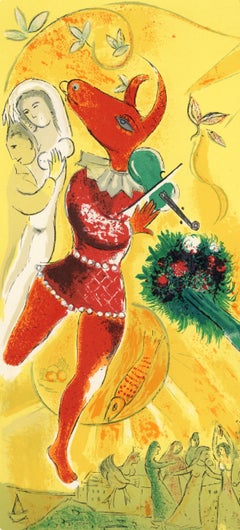 Marc Chagall, The Bride, from Derriere le miroir, 1951 (after)