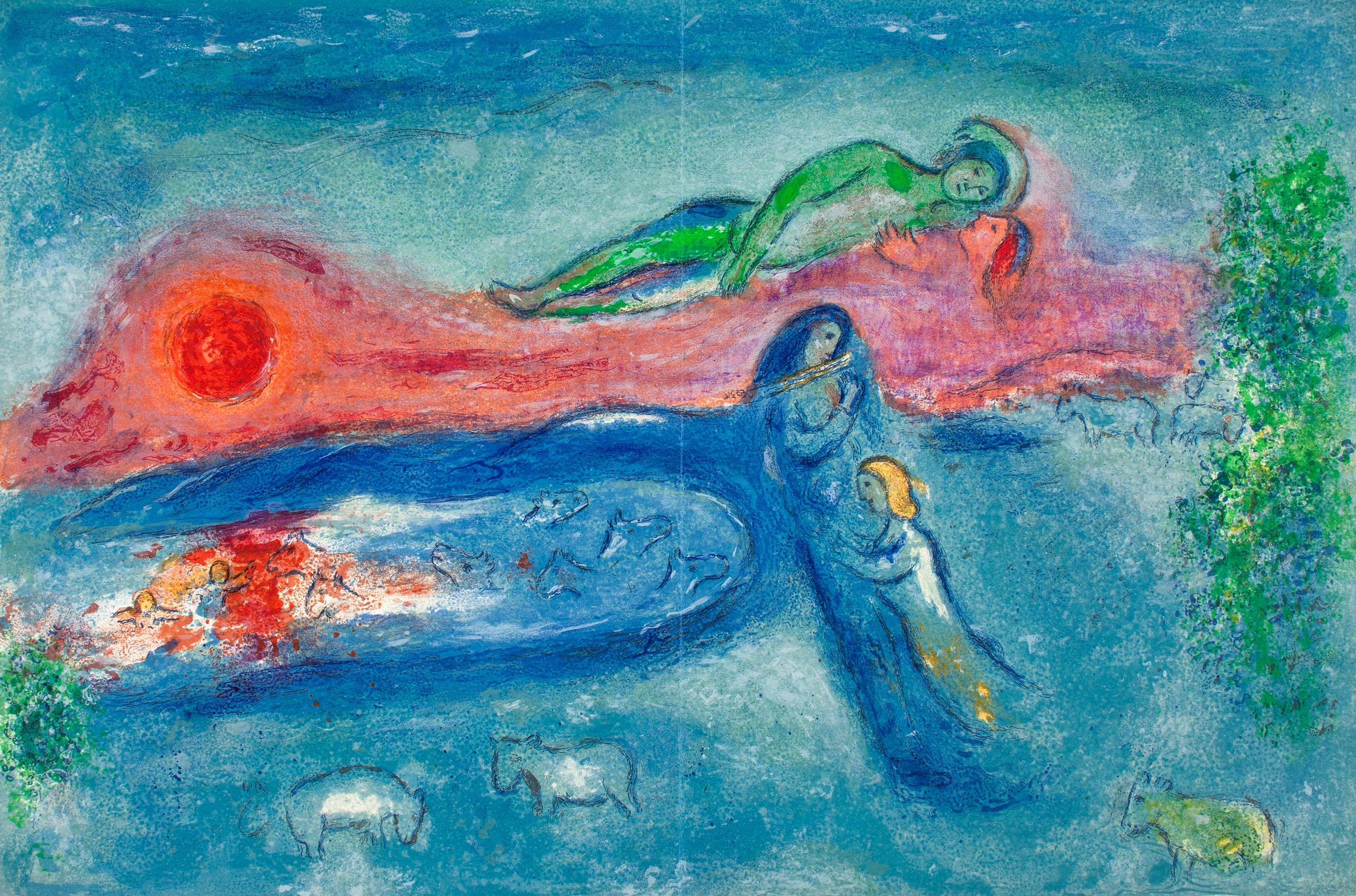 Chagall, La Mort de Dorcon, Daphnis et Chloé (after)