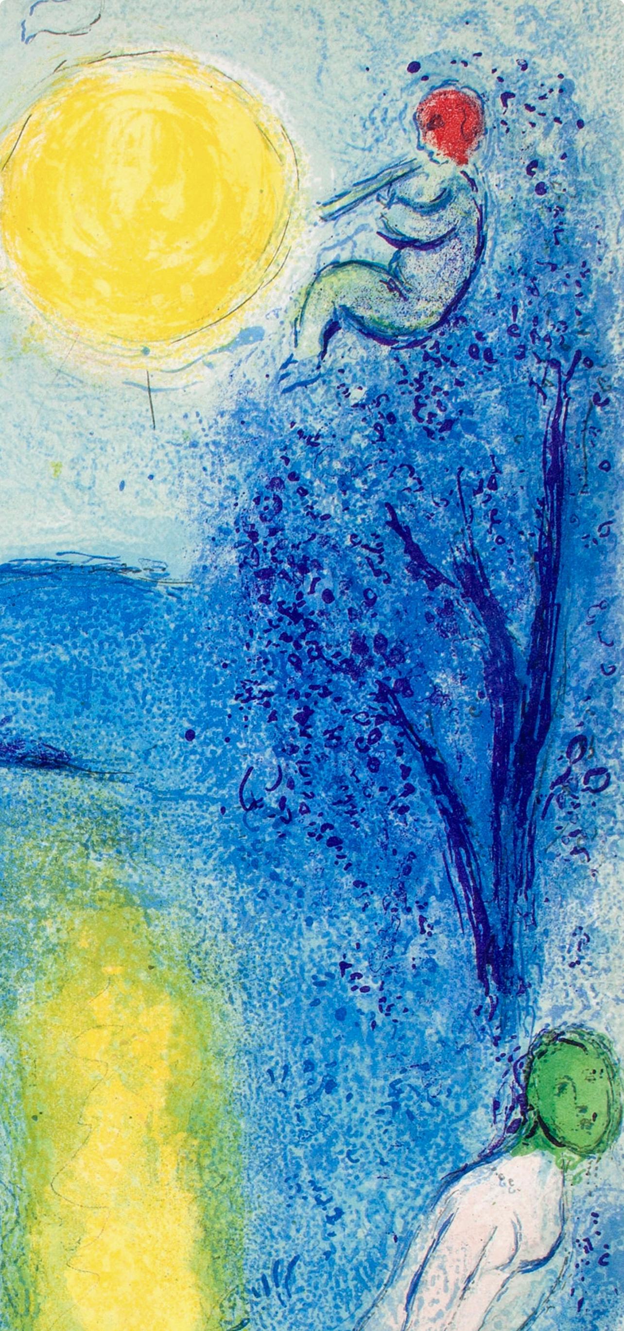 Chagall, La saison d'été, Daphnis et Chloé (after) - Print de Marc Chagall