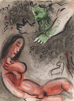 Chagall, L'apparition de Dieu à Eve (Mourlot 117-46; Cramer 25) (después)