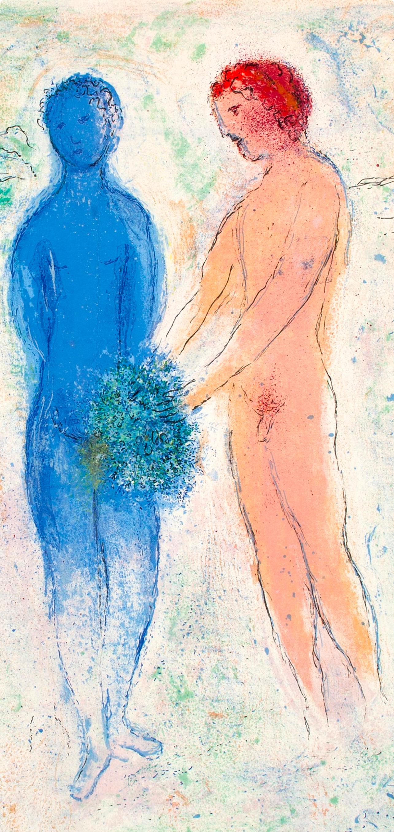 Chagall, Le jugement de Chloé, Daphnis et Chloé (after) - Print de Marc Chagall