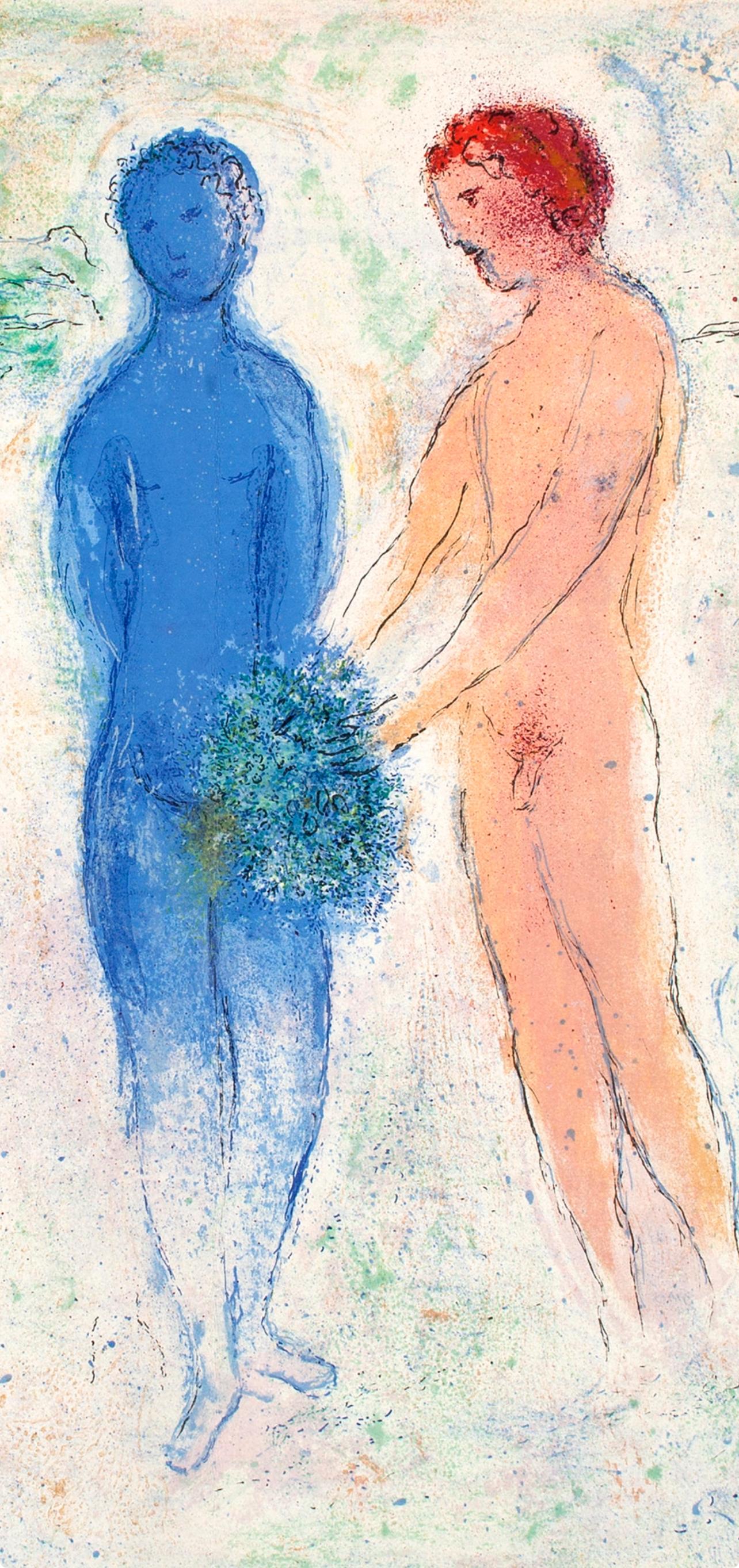 Chagall, Le jugement de Chloé, Daphnis et Chloé (after) - Print de Marc Chagall
