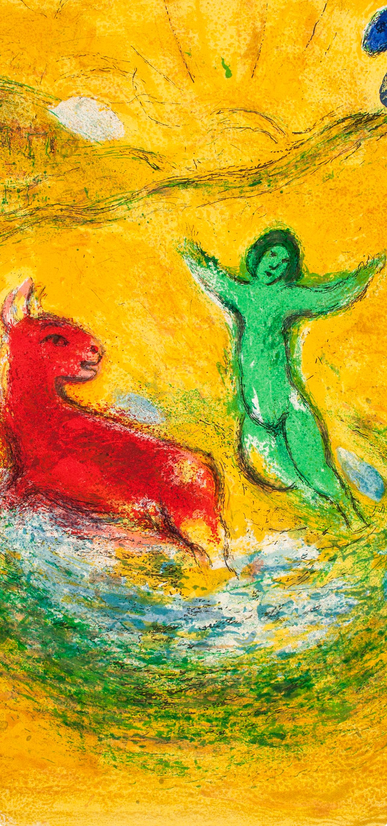 Chagall, Le piège à loups, Daphnis et Chloé (after) - Print de Marc Chagall