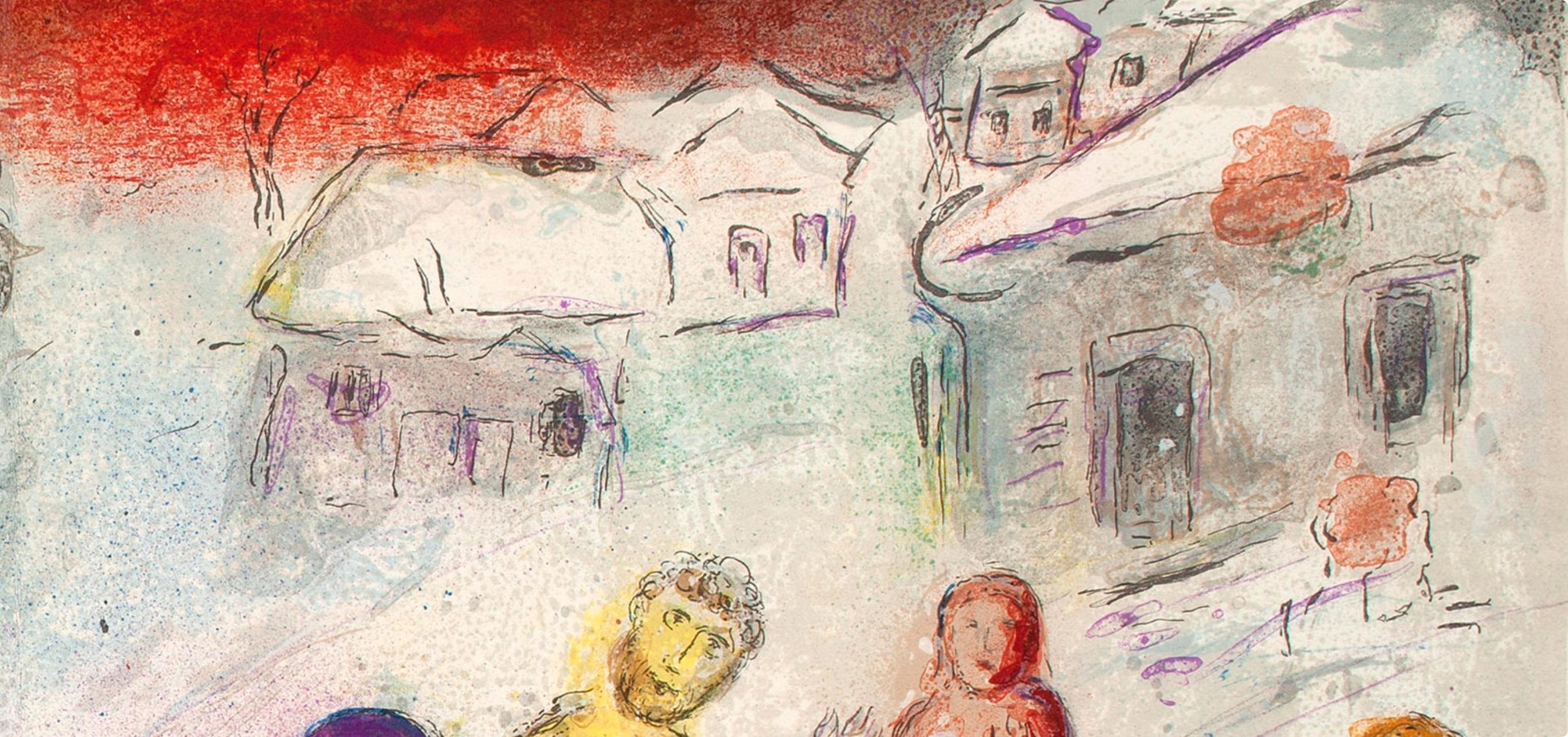 Marc Chagall, The Meal at Dryas’s Home, from Daphnis and Chloe, 1977 (after) For Sale 3