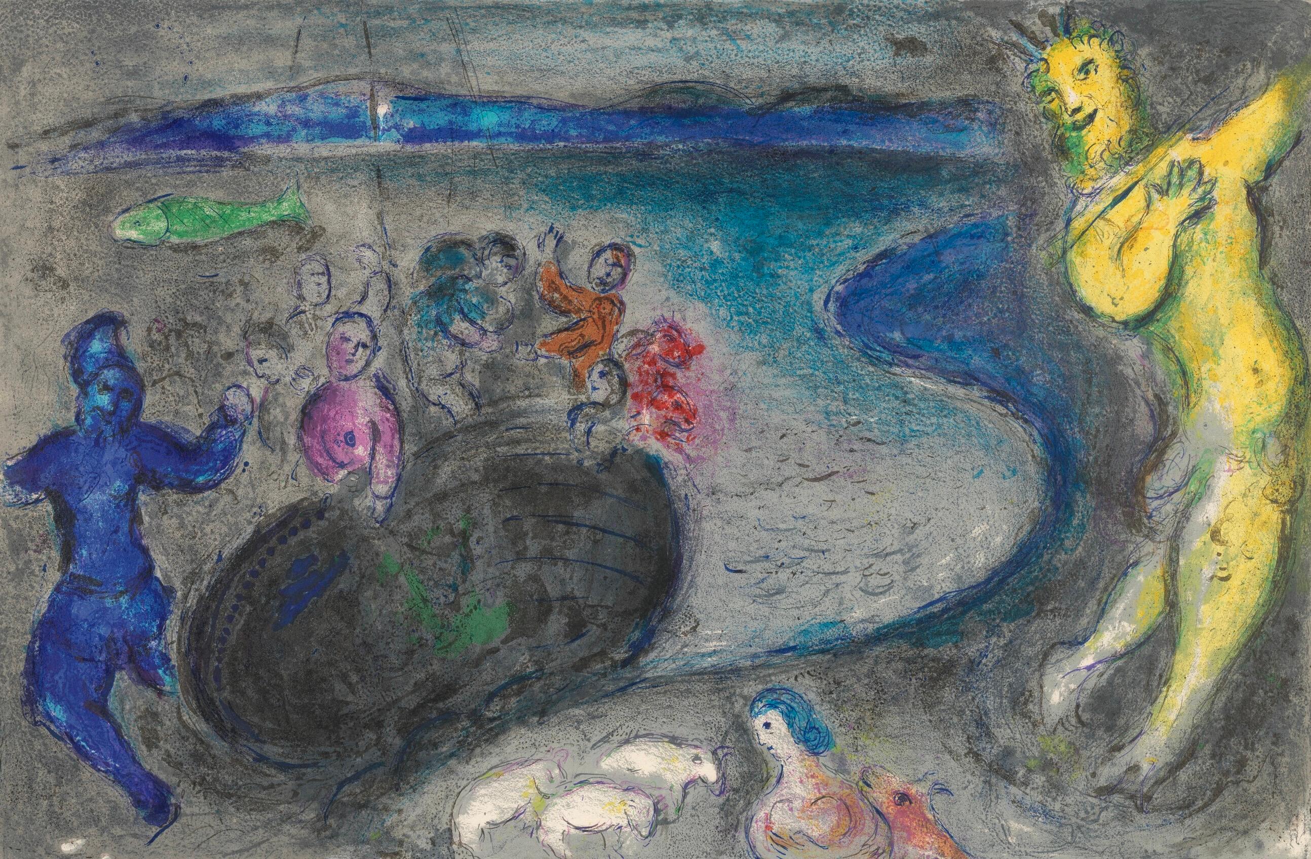 Chagall, Le Songe du Capitaine, Daphnis et Chloé, Daphnis et Chloé (after)