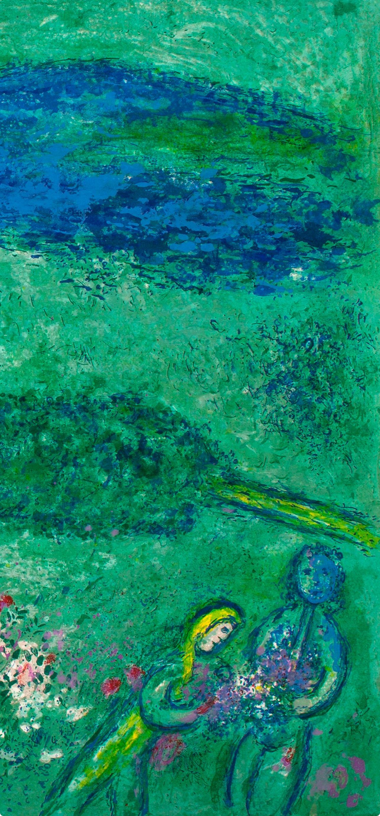 Chagall, Le Verger, Daphnis et Chloé (dopo) - Print di Marc Chagall